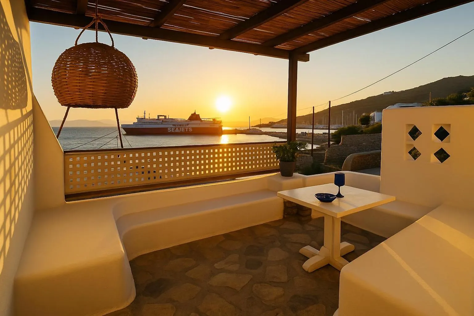 شقة Mykonos Seaview Nests - Tourlos Getaways اليونان